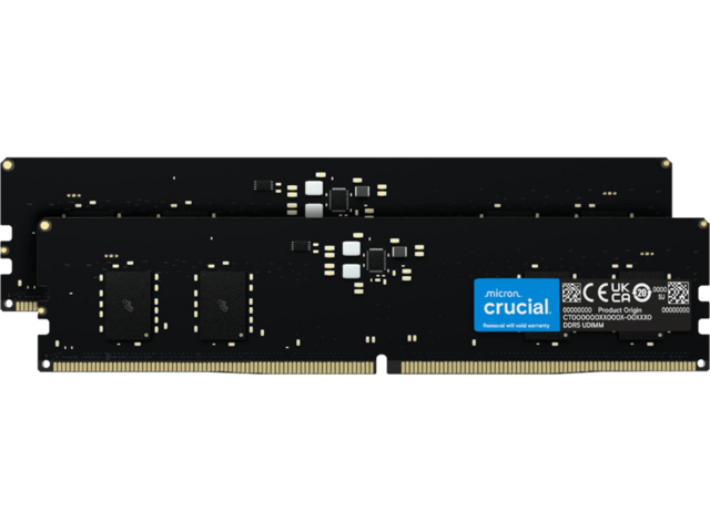 Оперативна памет 16GB (2x8GB) DDR5 5600 MT/s Crucial UDIMM