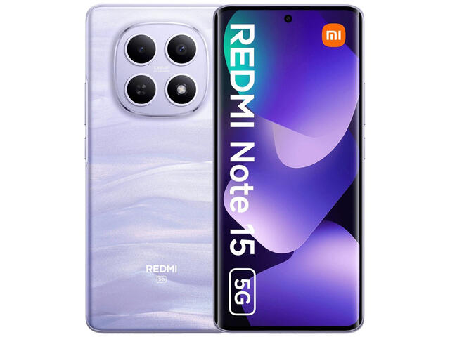 Смартфони Xiaomi Redmi Note 15 5G - 6GB RAM / 128GB, Mist Purple