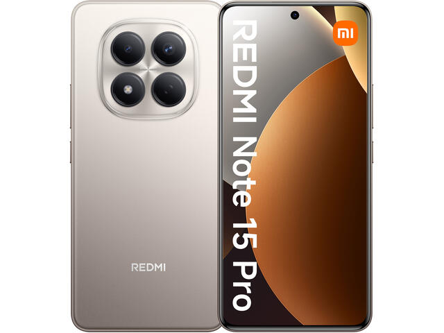 Смартфони Xiaomi Redmi Note 15 Pro - 8GB RAM / 256GB, Titanium