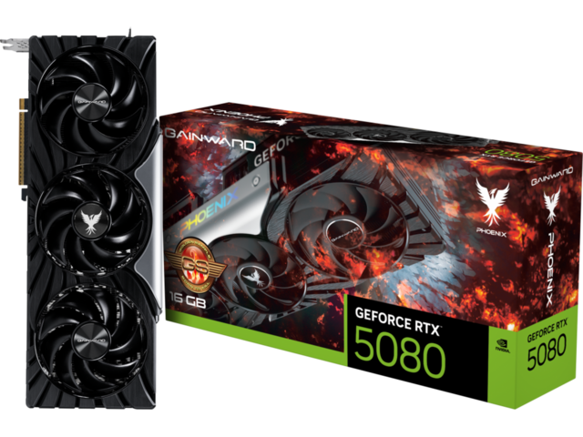 Видео карти Gainward GeForce RTX 5080 Phoenix GS 16GB