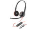 Слушалки HP Poly Blackwire 3225 стерео USB-C слушалки, 3,5 мм жак и USB-C/A адаптер (8X229A6)