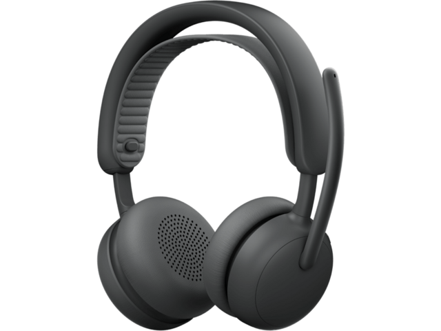 Слушалки Logitech Zone Wireless 2 ES for Business, Graphite UC version, с приемник