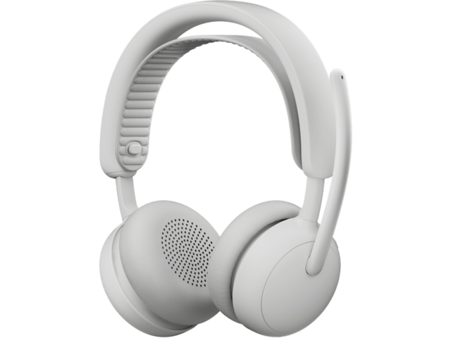 Слушалки Logitech Zone Wireless 2 ES for Business, Off-white Teams version, с приемник