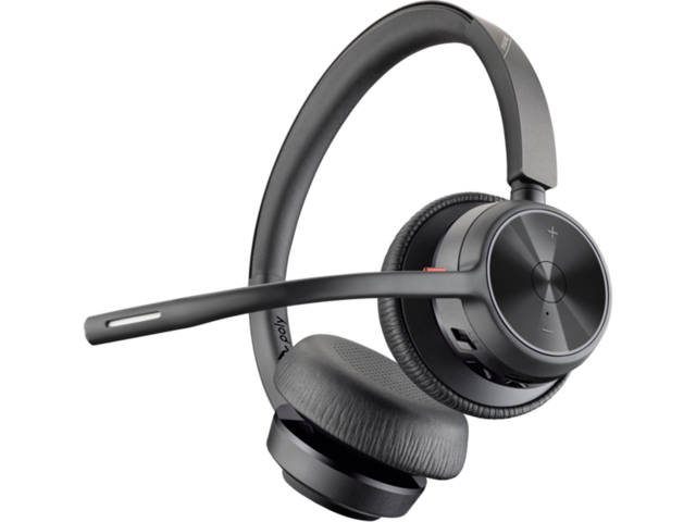 Слушалки HP  Poly Voyager 4320 USB-C Headset +BT700 dongle +Charging Stand (77Z31AA)