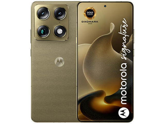 Смартфони Motorola Signature - 16GB RAM / 512GB, Pantone: Martini Olive
