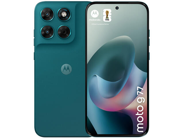 Смартфони Motorola Moto G77 - 8GB RAM / 256GB, Pantone: Shaded Spruce