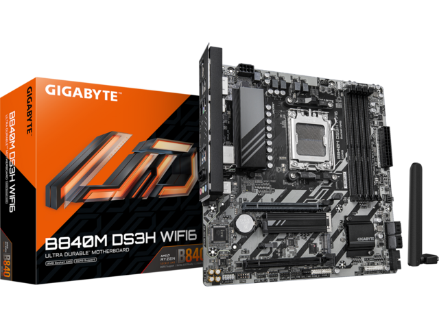 Дънни платки GIGABYTE B840M DS3H WIFI6