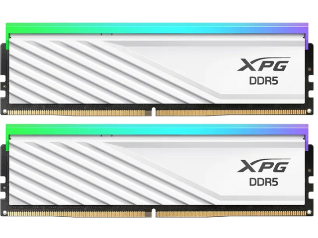 Оперативна памет 48GB (2x24GB) DDR5 6000 MT/s CL36 XPG LANCER BLADE RGB White