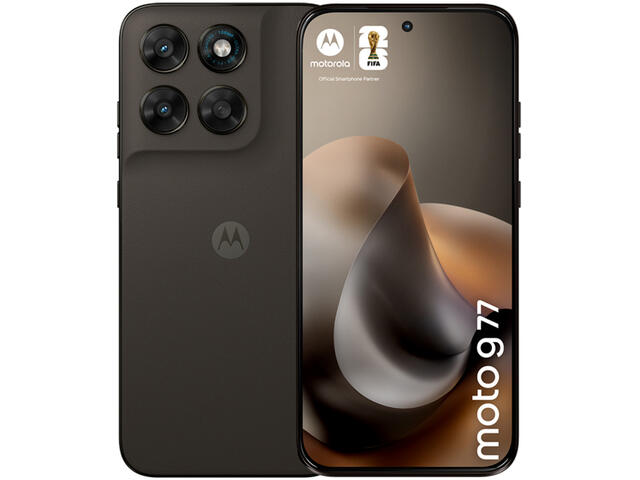 Смартфони Motorola Moto G77 - 8GB RAM / 256GB, Pantone: Black Olive