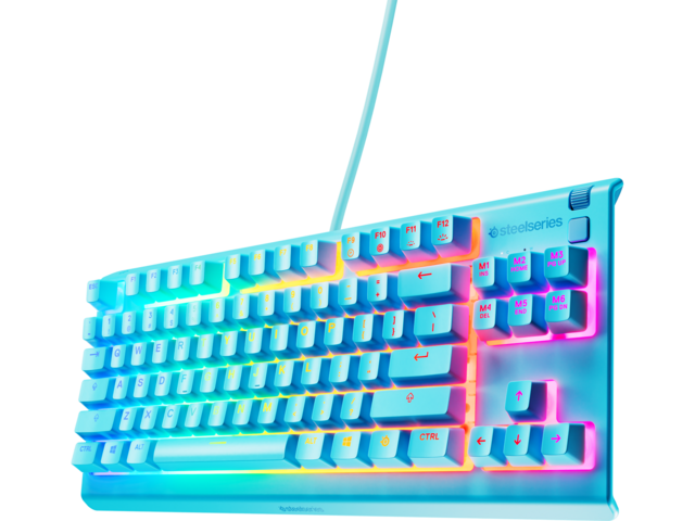 Клавиатури SteelSeries Apex 3 TKL Aqua - Quiet Switch US Layout
