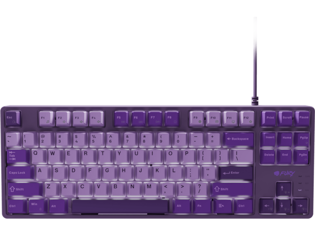 Клавиатури Fury Kanabo K2, US layout, White backlight, Violet