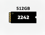 SSD 512GB SSD NVMe (2242)