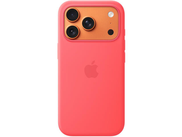 Калъфи Apple iPhone 17 Pro Silicone Case with MagSafe - Bright Guava (SEASONAL)