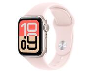 Каишки Apple Watch 40mm Sport Band: Soft Pink Sport Band - M/L (SEASONAL)