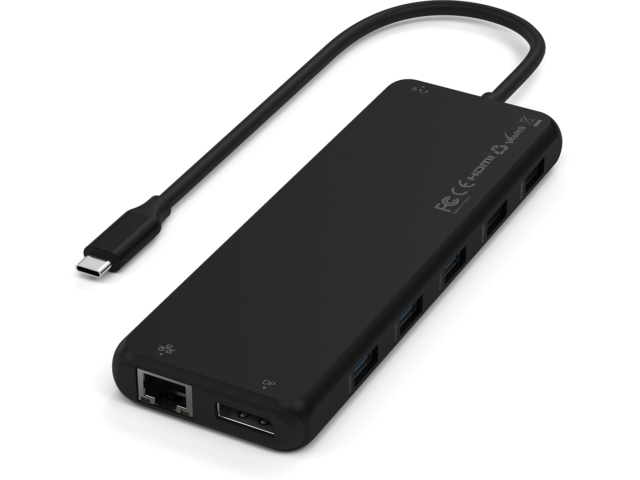 Кабели и Адаптери Satechi 13-in-1 USB-C Triple Display Multiport Adapter - Black