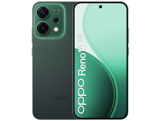 Смартфони Oppo Reno14 5G - 12GB RAM / 512GB, Luminous Green