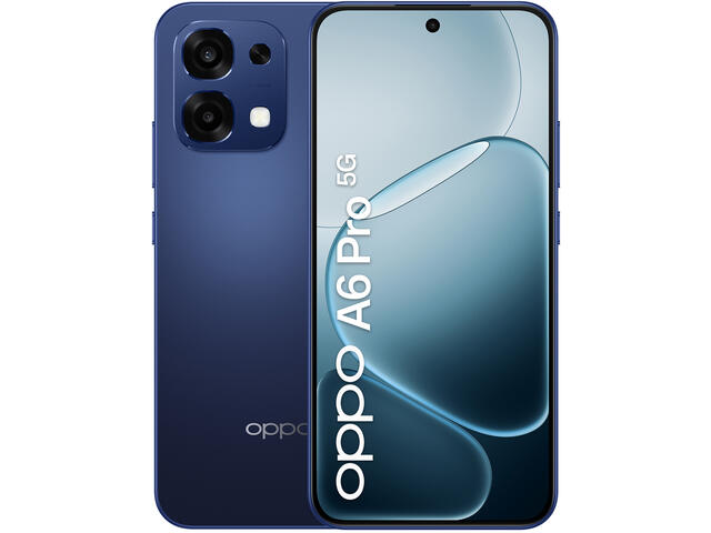 Смартфони Oppo A6 Pro 5G - 8GB RAM / 256GB, Stellar Blue