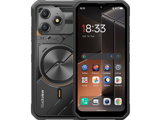 Смартфони Blackview FORT100 - 8GB RAM / 128GB, Cosmic Black