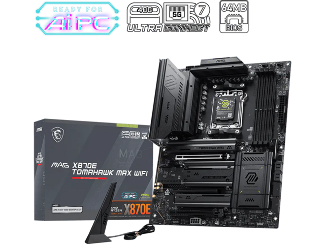 Дънни платки MSI MAG X870E TOMAHAWK MAX WIFI