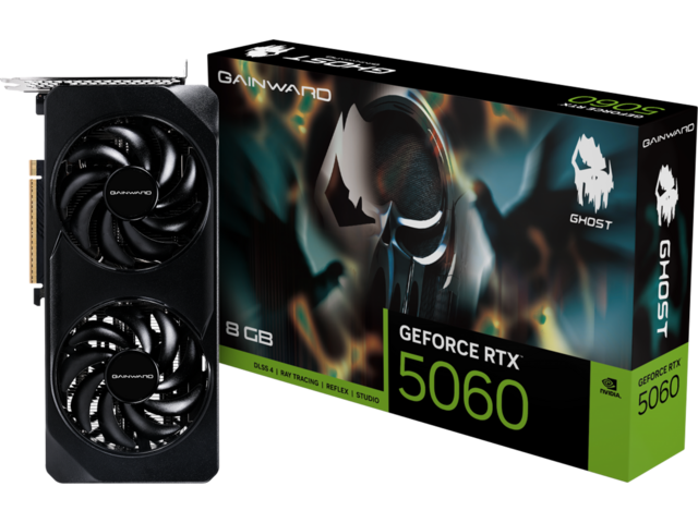 Видео карти Gainward GeForce RTX 5060 Ghost 8GB