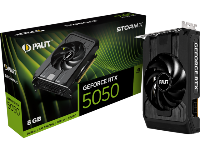 Видео карти Palit GeForce RTX 5050 STORMX 8GB