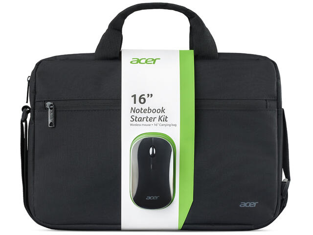 Чанти за Лаптопи Acer Notebook Starter Kit 16", черен