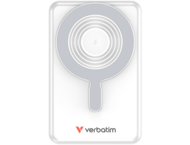 Външни батерии Verbatim Charge 'n' Go Two Cable Power Bank with Display Magnetic Wireless Charging 10,000mAh - Silver