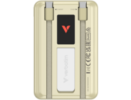 Външни батерии Verbatim Charge 'n' Go Two Cable Power Bank with Display Magnetic Wireless Charging 10,000mAh - Gold