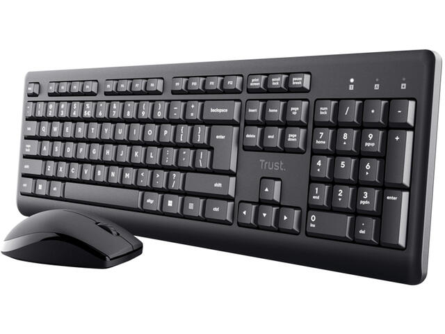 Клавиатури TRUST Primo Wireless Deskset US