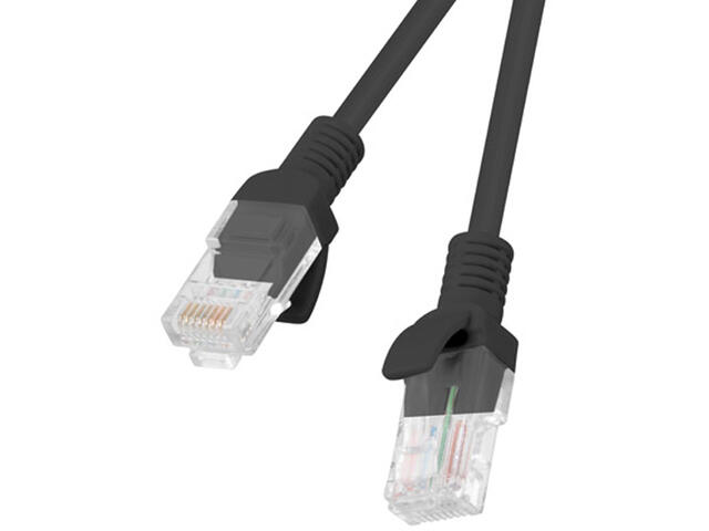 Кабели и Адаптери Lanberg пач кабел CAT5E 3 m Black
