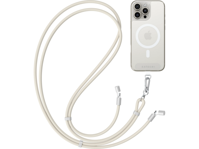 Кабели и Адаптери Satechi OntheGo™ USB-C Lanyard Cable, Sand