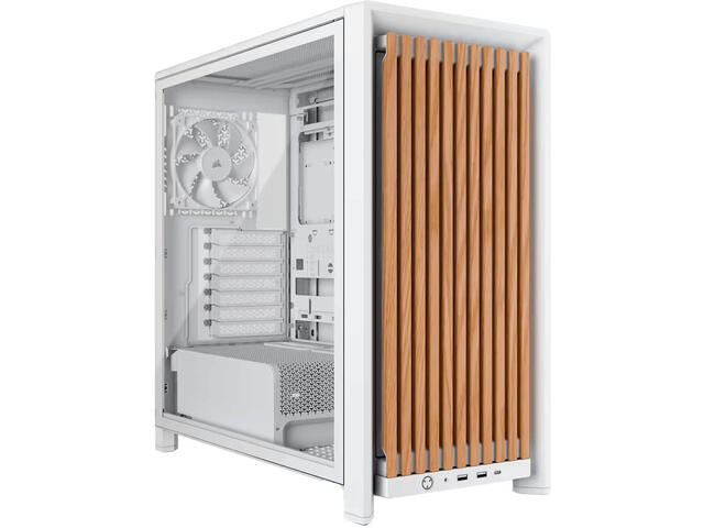 Кутии Corsair FRAME 4000D RS White/Oak