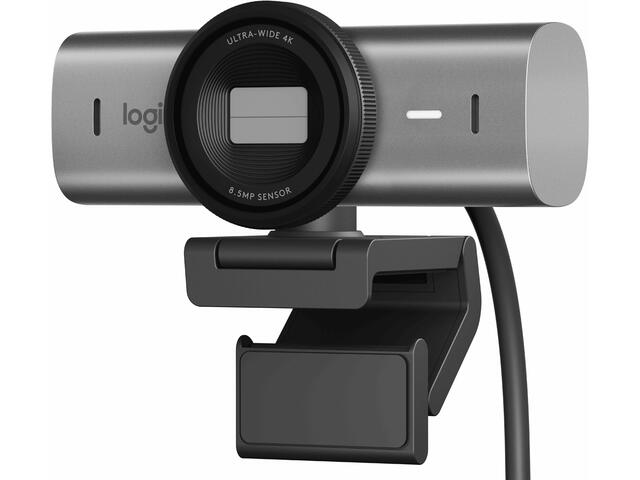 Уеб камери Logitech MX Brio 4K Ultra HD Collaboration and Streaming Webcam - Graphite