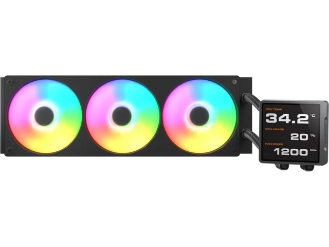 Охладители COUGAR Poseidon Vistek Pro ARGB 240 AiO Black