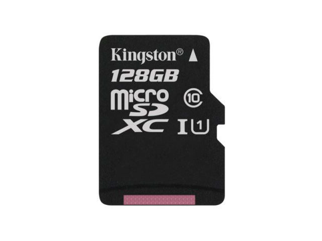 Карти памет 128GB microSD Kingston Class 10