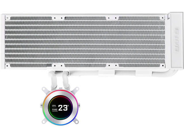 Охладители Lian Li HydroShift II LCD-C 360 White Fanless ARGB