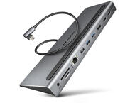 Докинг станции Axagon Multiport HMC-4KX3 11in1 Display Hub