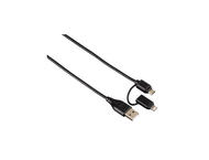 Кабели и Адаптери Hama 2 в 1 micro USB кабел с Lightning адаптер