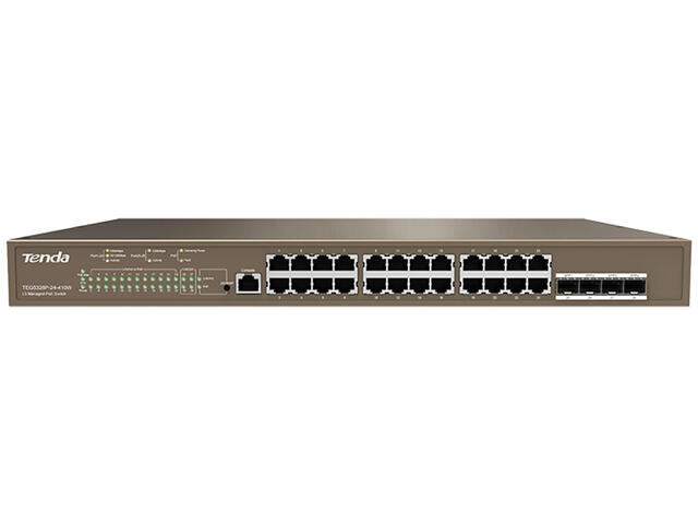 Мрежово оборудване Tenda TEG5328P-24-410W
