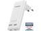 Зарядни устройства Verbatim Fold 'n' Go GaN Charger 65W 2-Port EU Plug - White