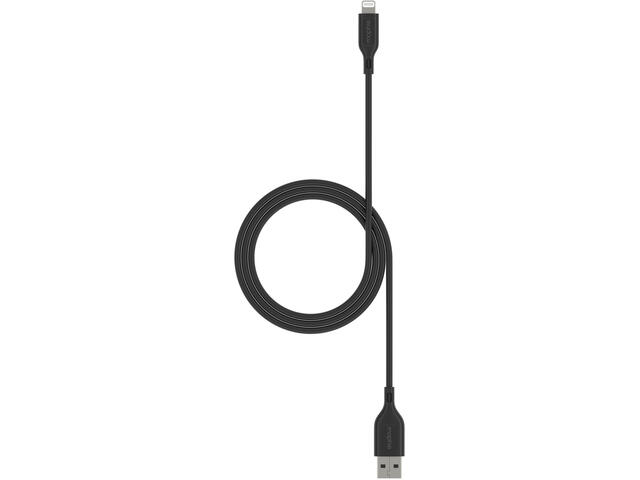 Кабели и Адаптери Mophie Essentials Cable USBA to lightning-1M, Black