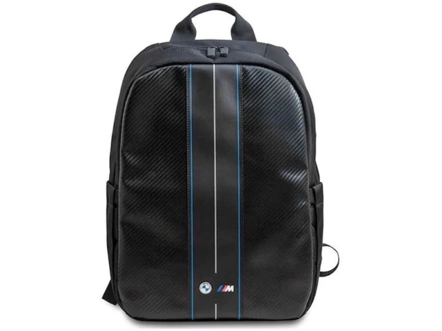 Чанти за Лаптопи BMW Carbon And Blue Stripe 16" Backpack