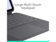 Клавиатури Logitech Combo Touch for iPad Pro 13-inch (M4 & M5), Graphite - US