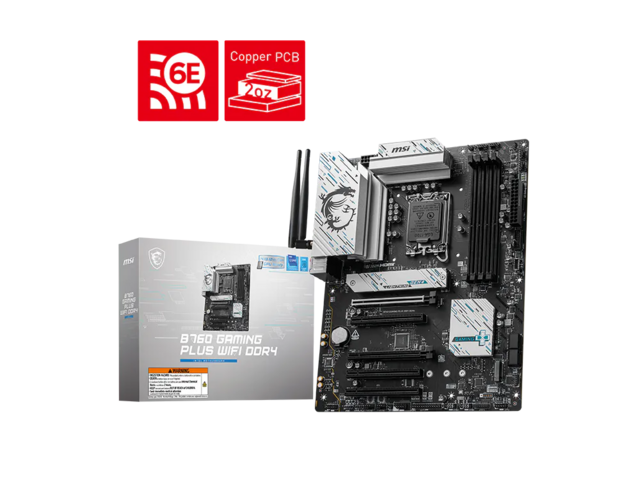 Дънни платки MSI B760 GAMING PLUS WIFI DDR4
