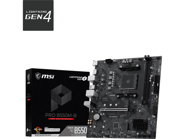 Дънни платки MSI PRO B550M-B