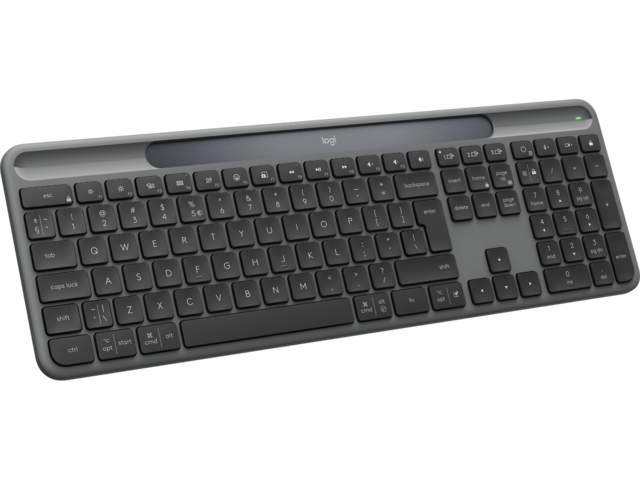 Клавиатури Logitech Signature Slim Solar+ wireless keyboard K980, Graphite