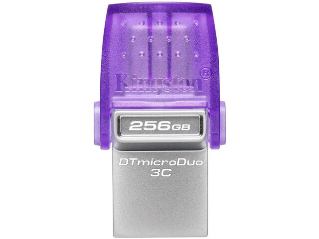 USB памети 256GB Kingston DataTraveler microDuo 3C 200MB/s dual USB-A + USB-C