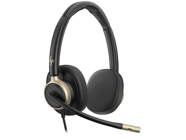 Слушалки HP Poly Mission 825 Stereo USB Wired Headset (C01FCAA)