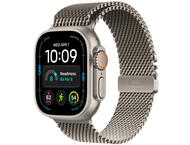 Смарт часовници Apple Watch Ultra 4 GPS + Cellular - Milanese Loop, Natural Titanium, Small