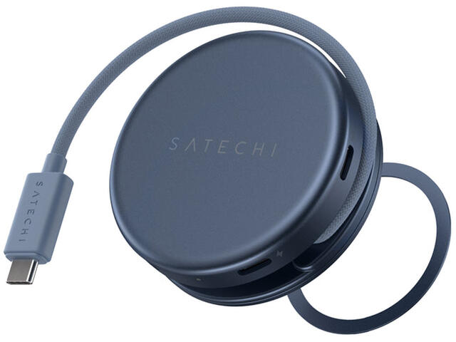 Кабели и Адаптери Satechi OntheGo 5-in-1 Multiport Adapter, Indigo
